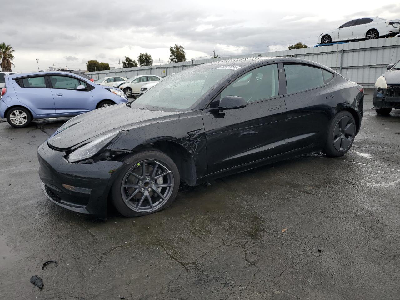 VIN 5YJ3E1EA1MF002207 2021 TESLA MODEL 3 no.1