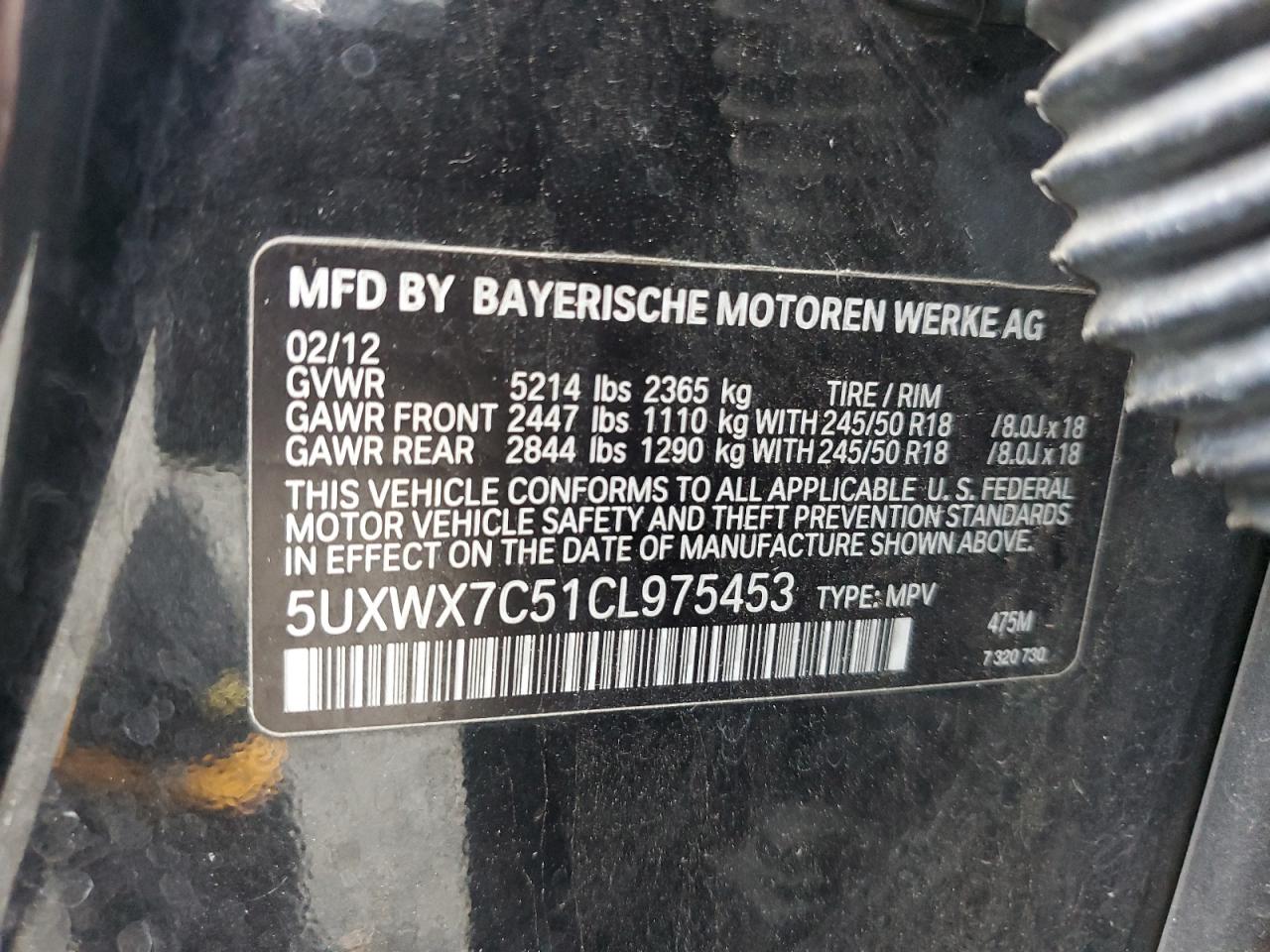 2012 BMW X3 - Image 14
