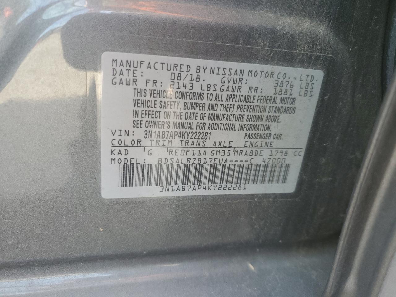 2019 Nissan Sentra - Image 12