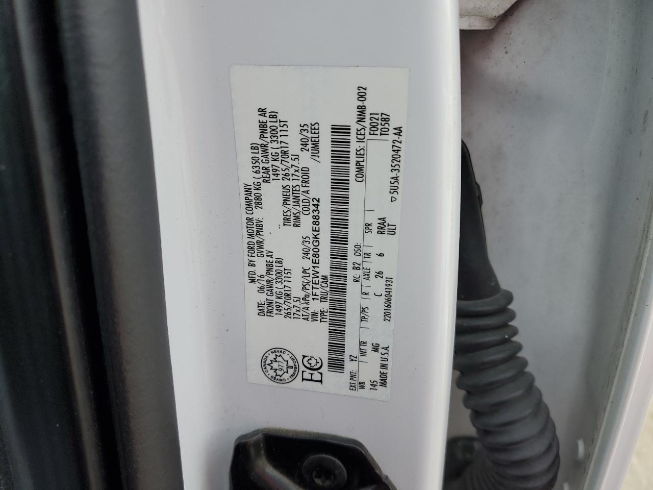 1FTEW1E80GKE88342 2016 FORD F-150 - Image 14