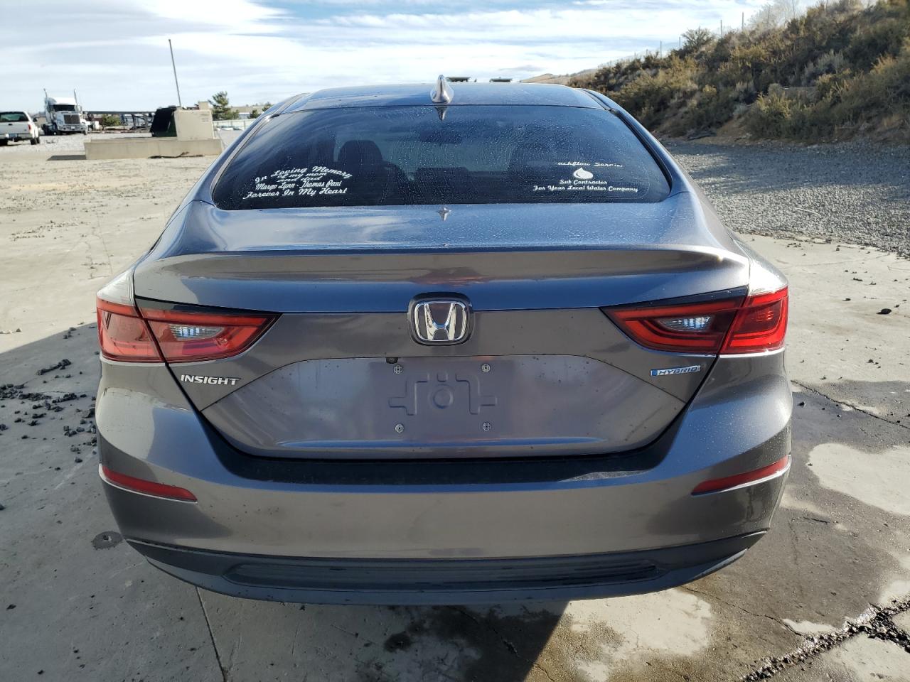 2019 Honda Insight Ex VIN: 19XZE4F59KE021927 Lot: 80274604