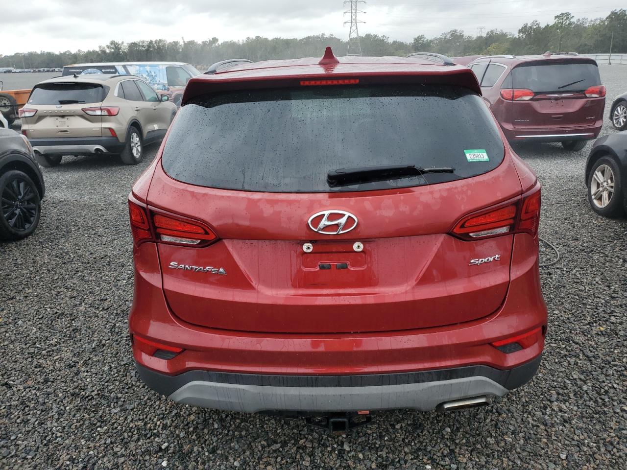 VIN 5XYZU3LB6JG543715 2018 HYUNDAI SANTA FE no.6