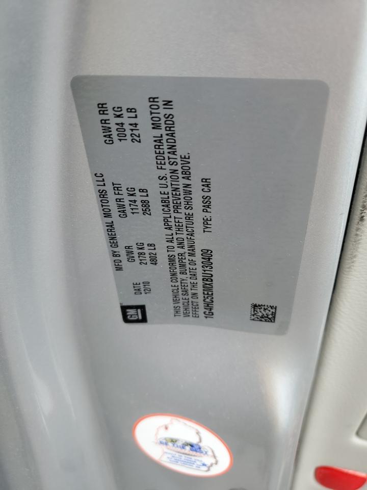 2011 Buick Lucerne Cxl VIN: 1G4HC5EMXBU130409 Lot: 77597564