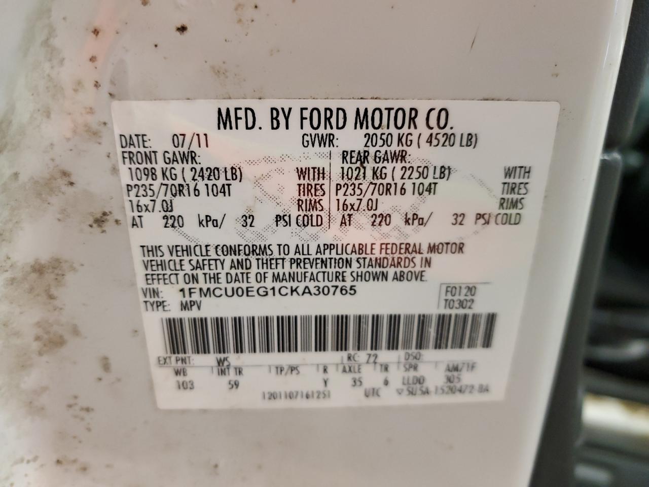 2012 Ford Escape - Image 13