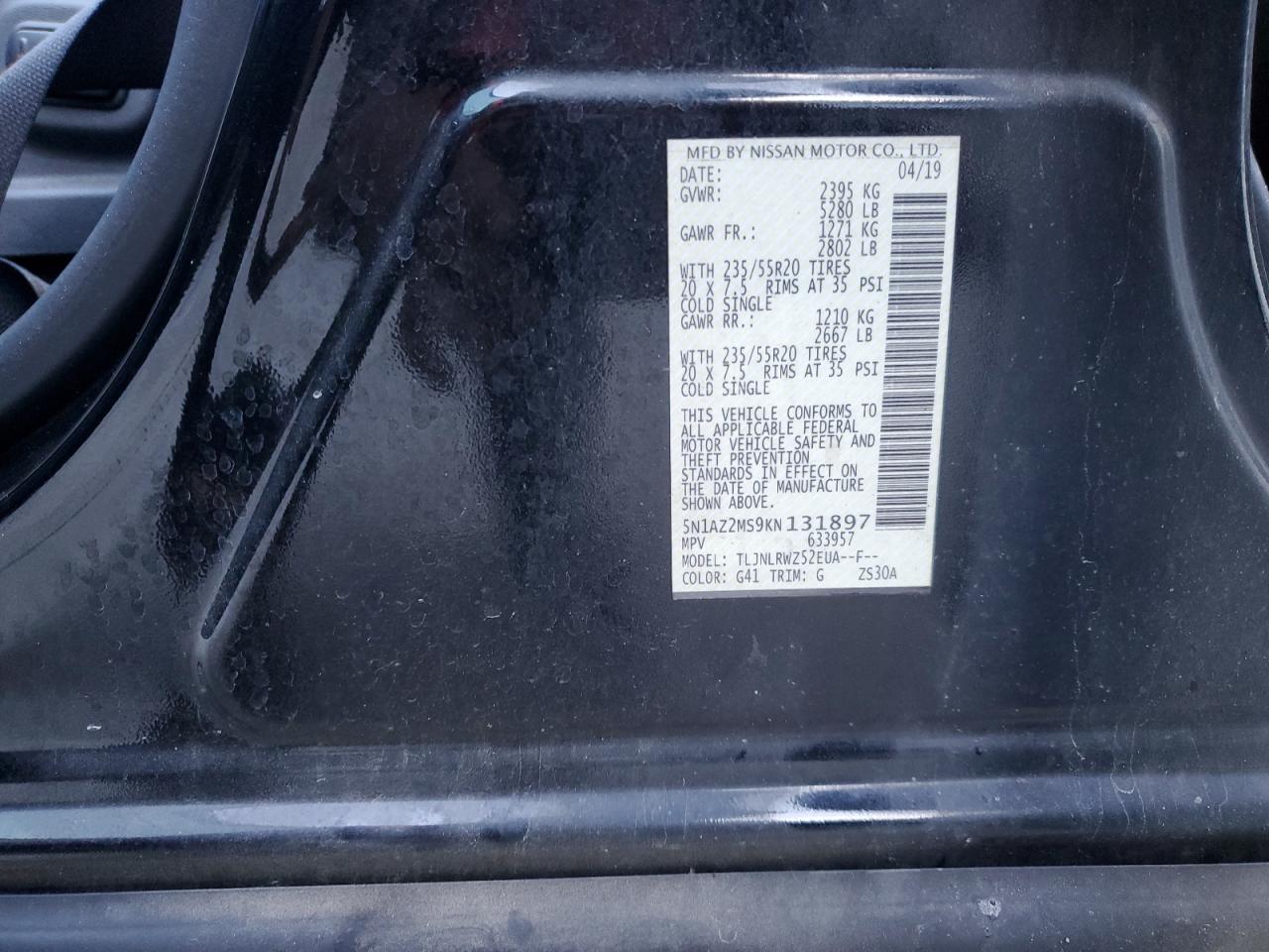 2019 Nissan Murano - Image 13