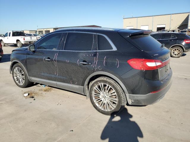  LINCOLN MKX 2016 Чорний