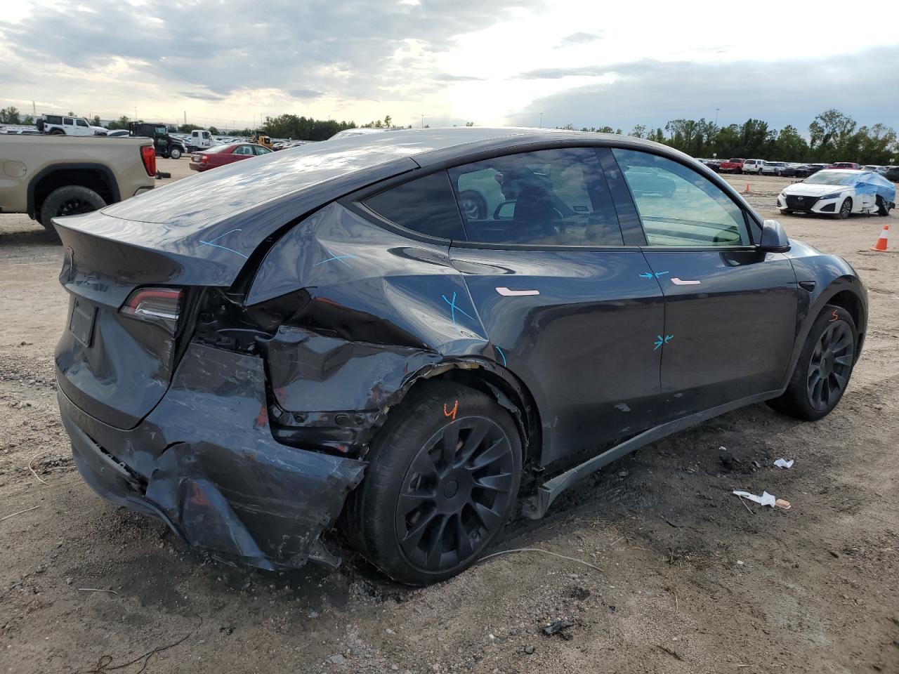 VIN 7SAYGDED7RF044760 2024 TESLA MODEL Y no.3