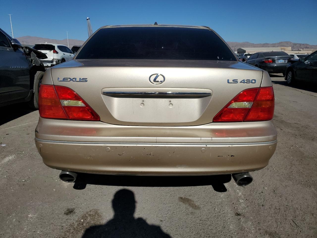 2003 Lexus Ls 430 VIN: JTHBN30F430097643 Lot: 79433454