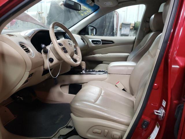  NISSAN PATHFINDER 2014 Червоний
