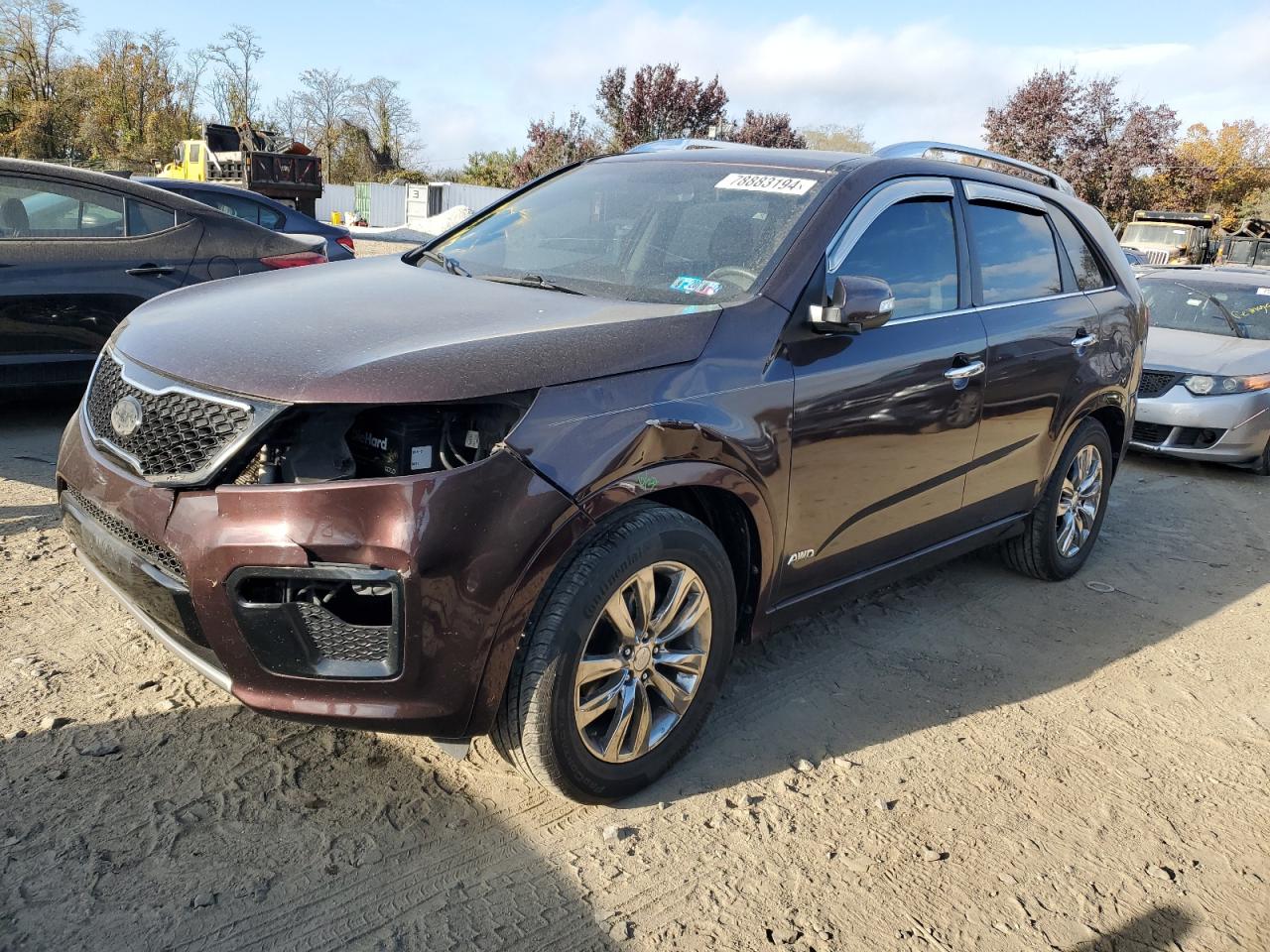 2011 Kia Sorento Sx VIN: 5XYKWDA23BG140619 Lot: 78883194