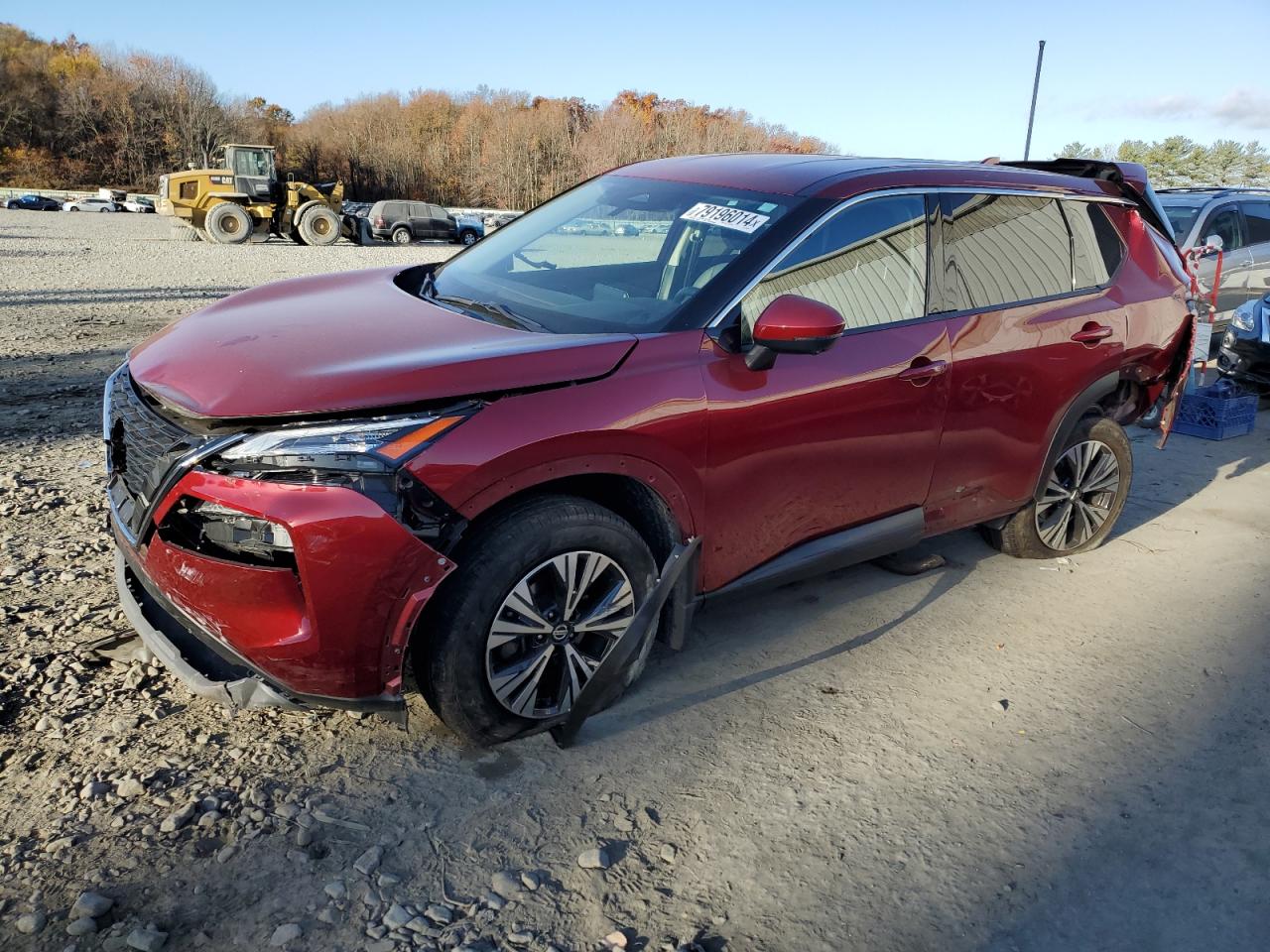 2021 Nissan Rogue Sv იყიდება Windsor-ში, NJ - Rear End