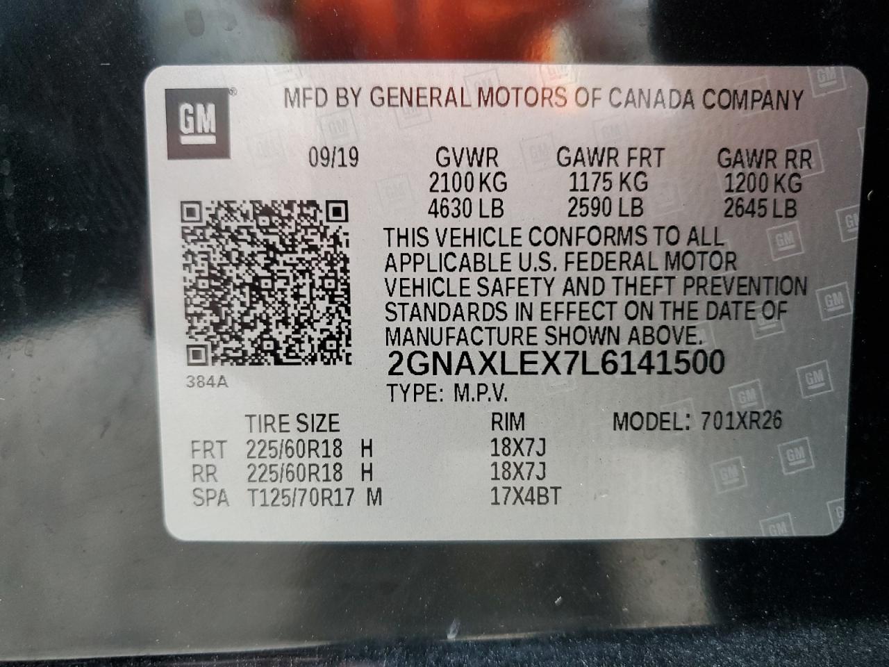 2020 Chevrolet Equinox - Image 12
