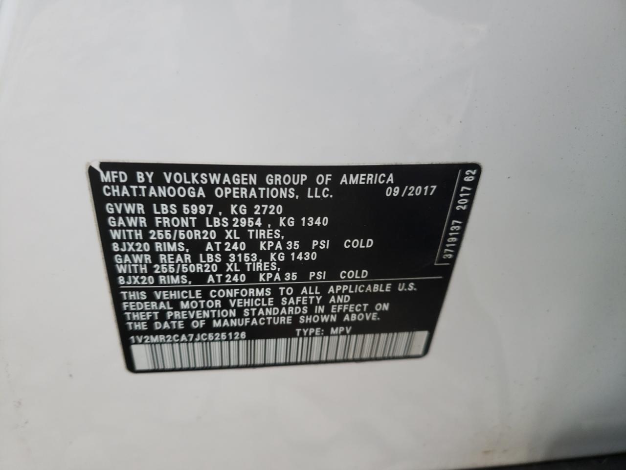 2018 Volkswagen Atlas - Image 13