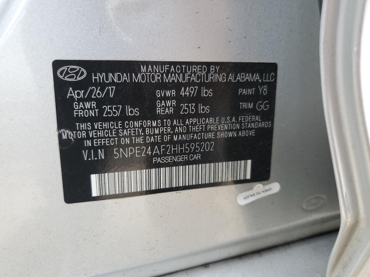 2017 Hyundai Sonata - Image 12