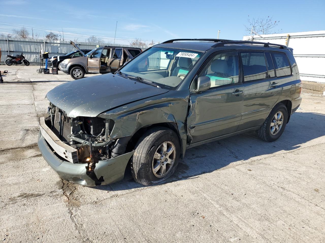 2007 Toyota Highlander Sport VIN: JTEGP21A670139777 Lot: 79898484