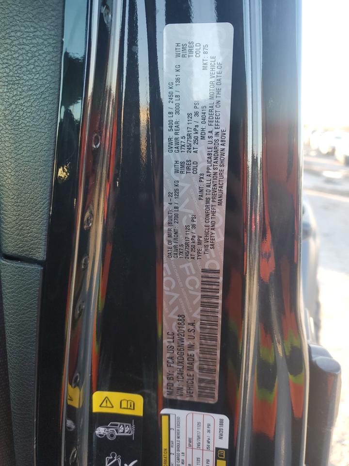 2022 Jeep Wrangler Unlimited Sport VIN: 1C4HJXDG6NW201888 Lot: 81983164