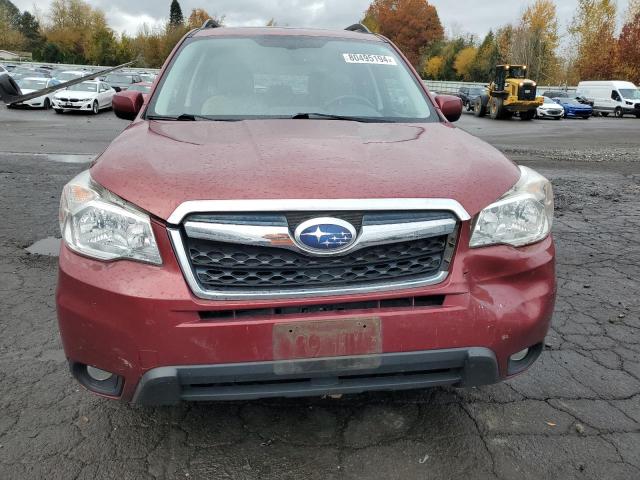  SUBARU FORESTER 2015 Червоний