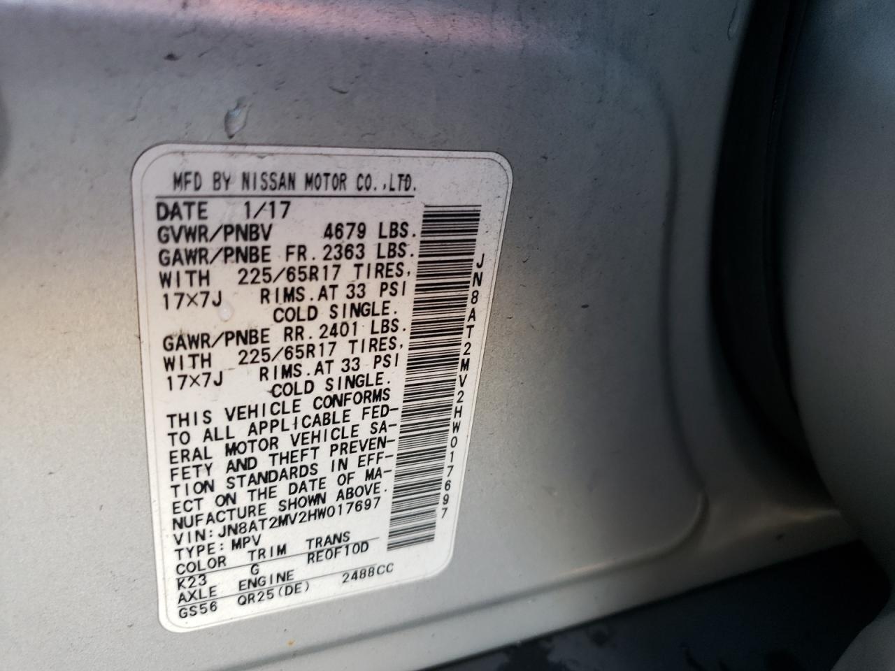 2017 Nissan Rogue - Image 13
