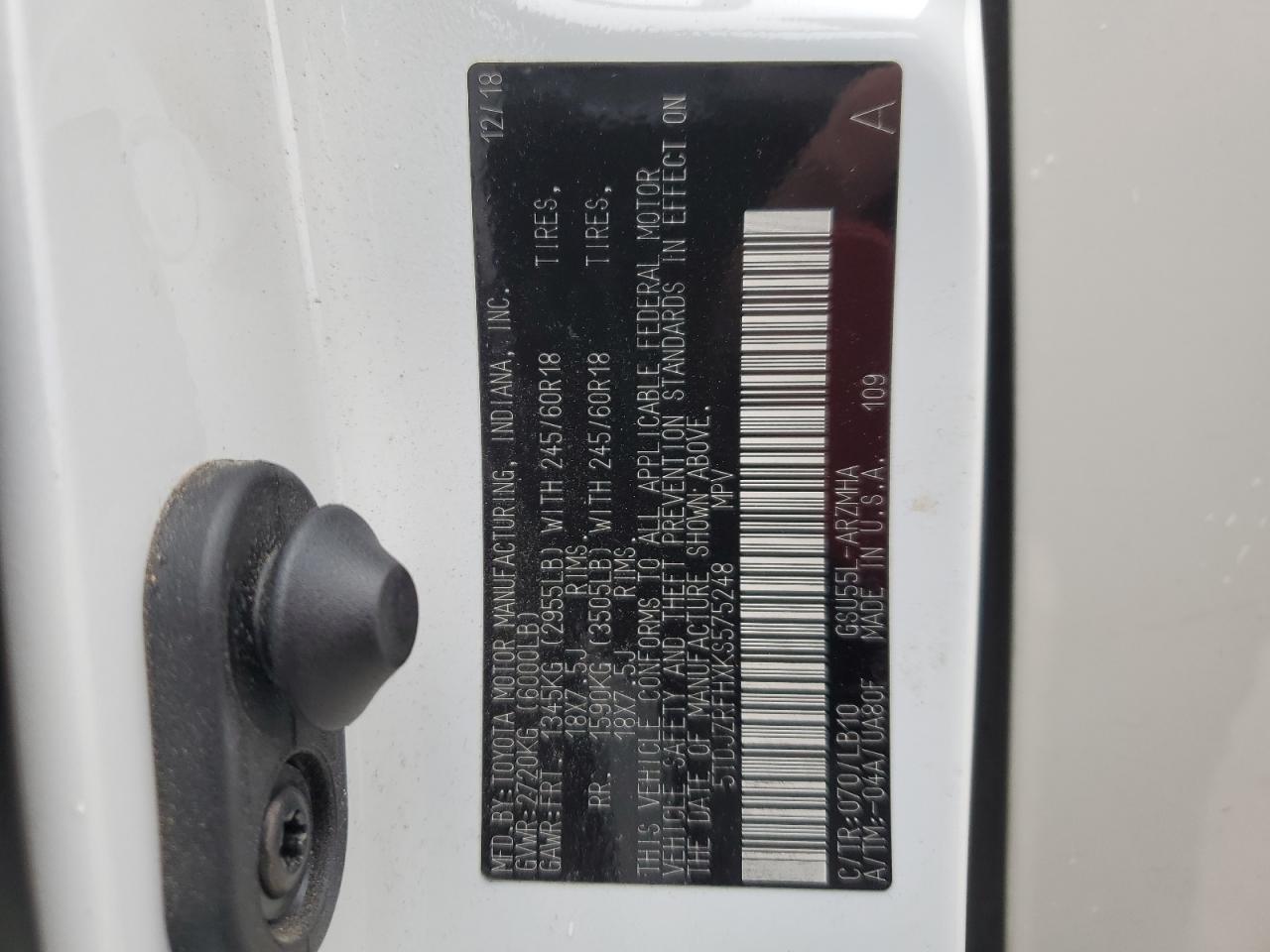 2019 Toyota Highlander - Image 15