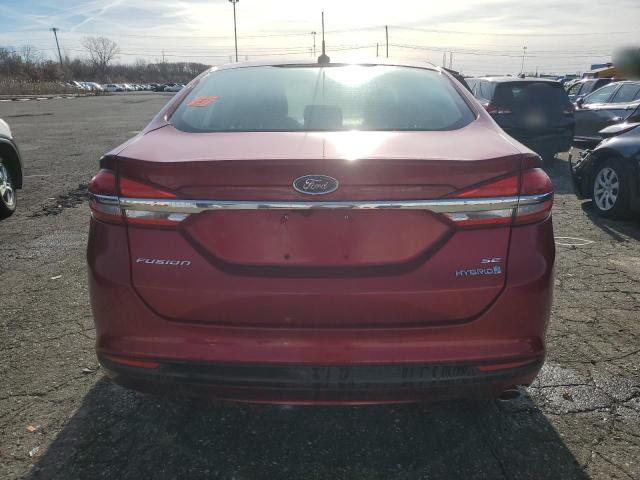  FORD FUSION 2018 Czerwony