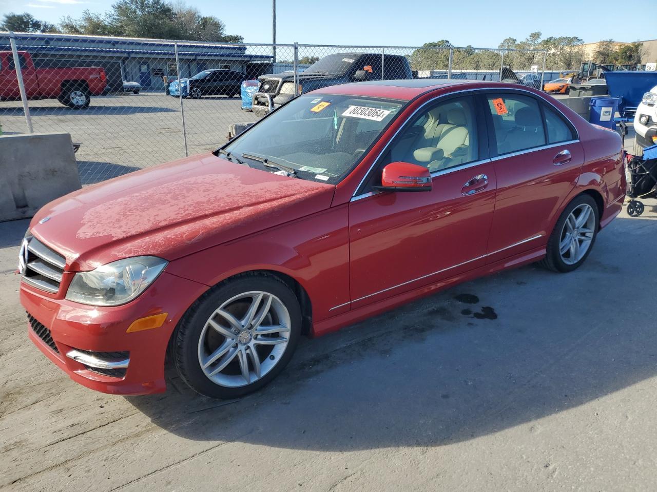 VIN WDDGF4HB5DA782697 2013 MERCEDES-BENZ C-CLASS no.1