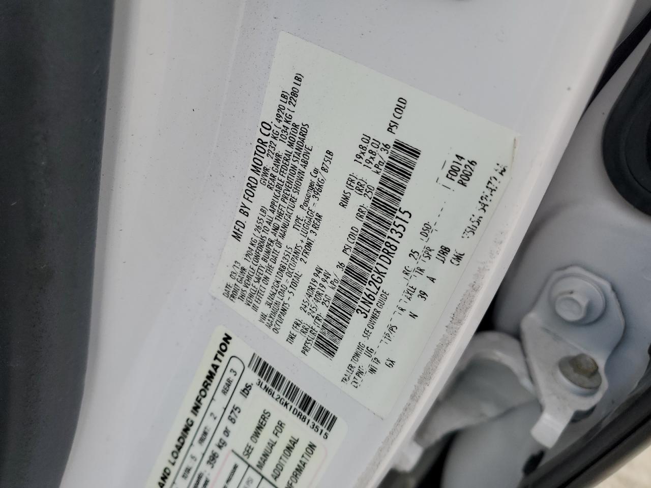 2013 Lincoln MKZ - Image 12