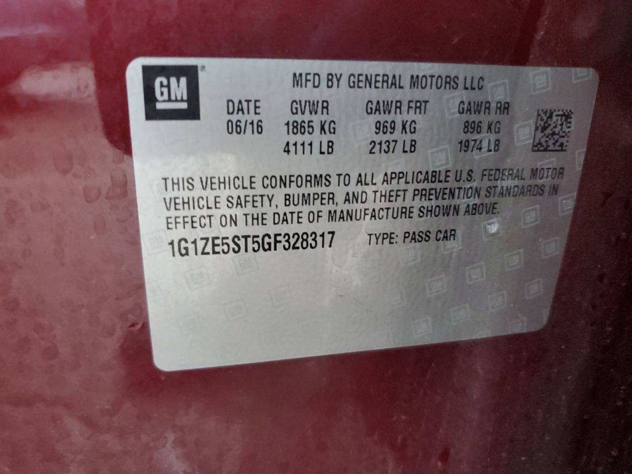 2016 Chevrolet Malibu - Image 12