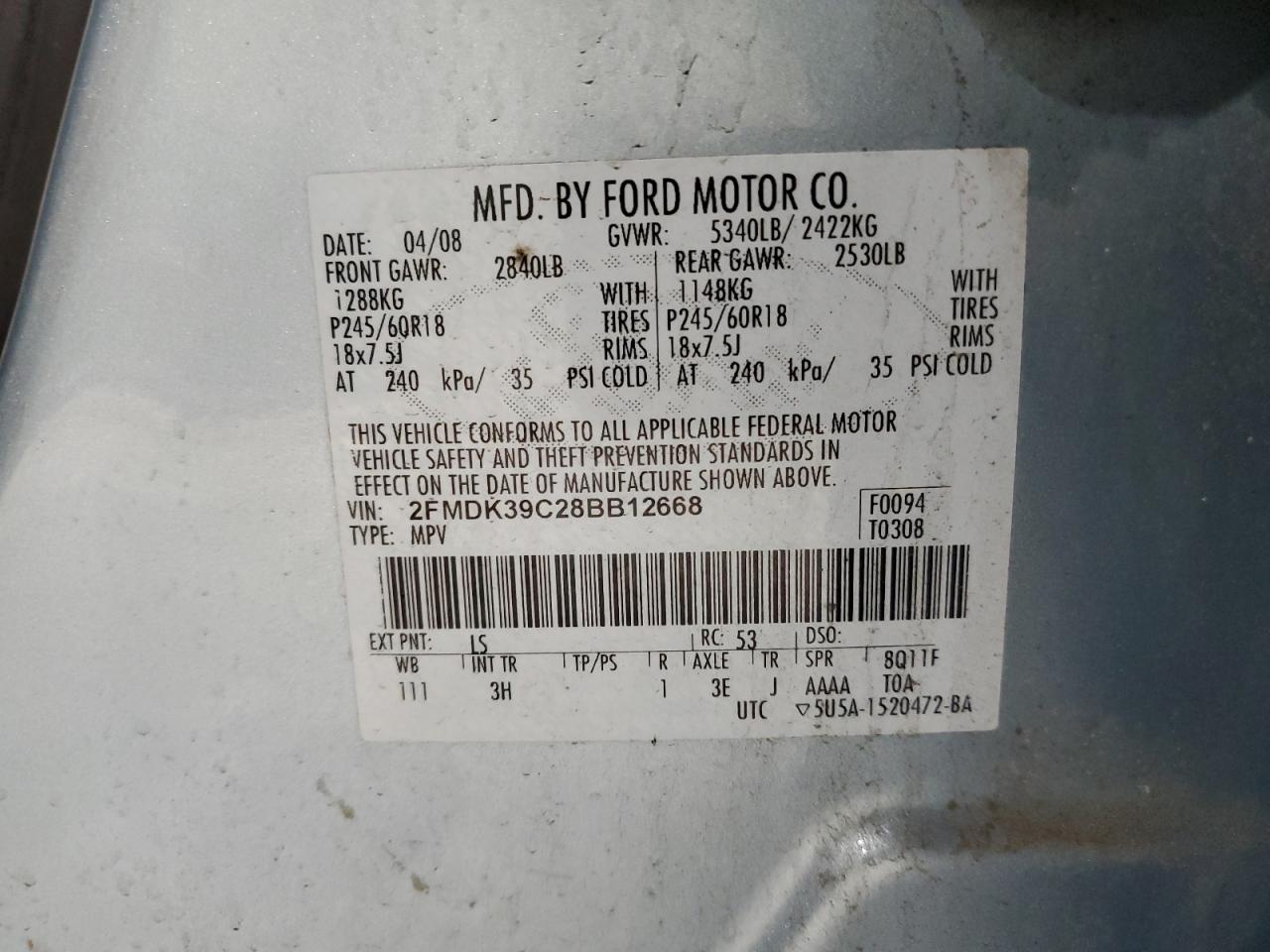 2008 Ford Edge - Image 13