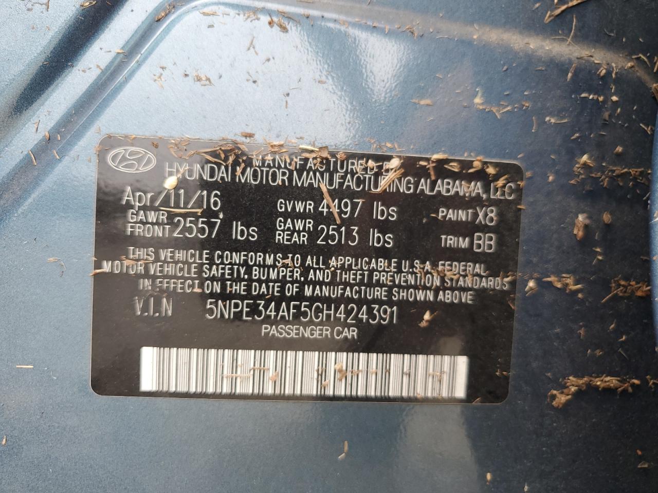 2016 Hyundai Sonata - Image 13