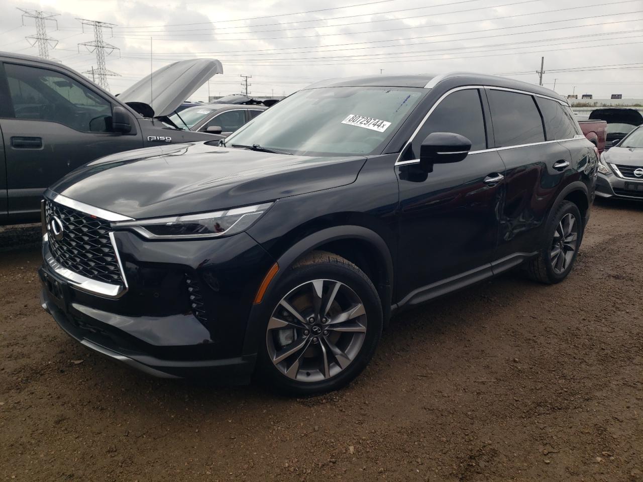 2022 Infiniti Qx60 Luxe იყიდება Elgin-ში, IL - Side