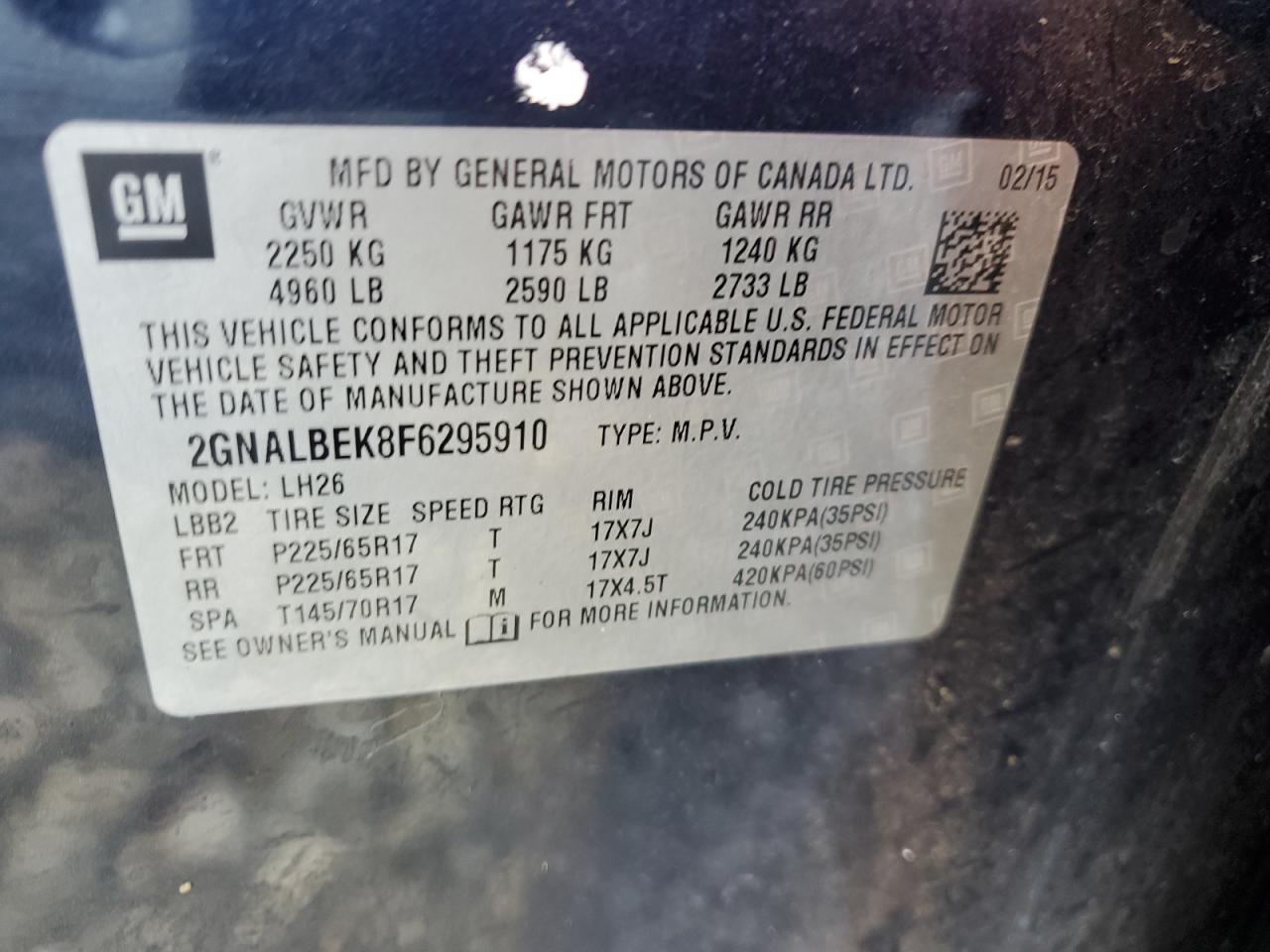 2015 Chevrolet Equinox - Image 13