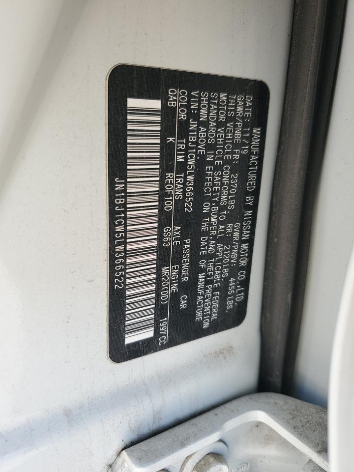 JN1BJ1CW5LW366522 NISSAN ROGUE 2020