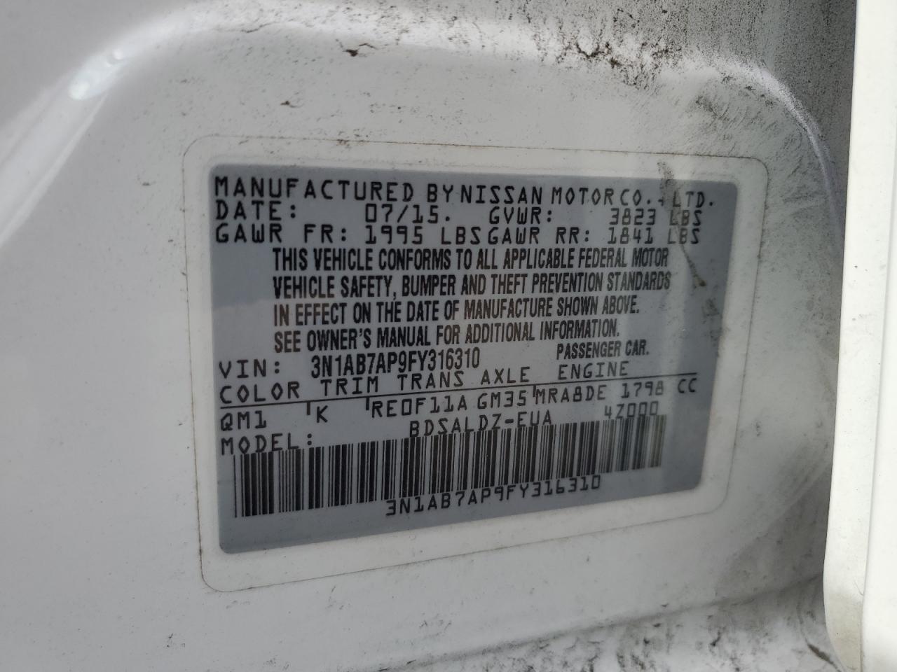 2015 Nissan Sentra - Image 14