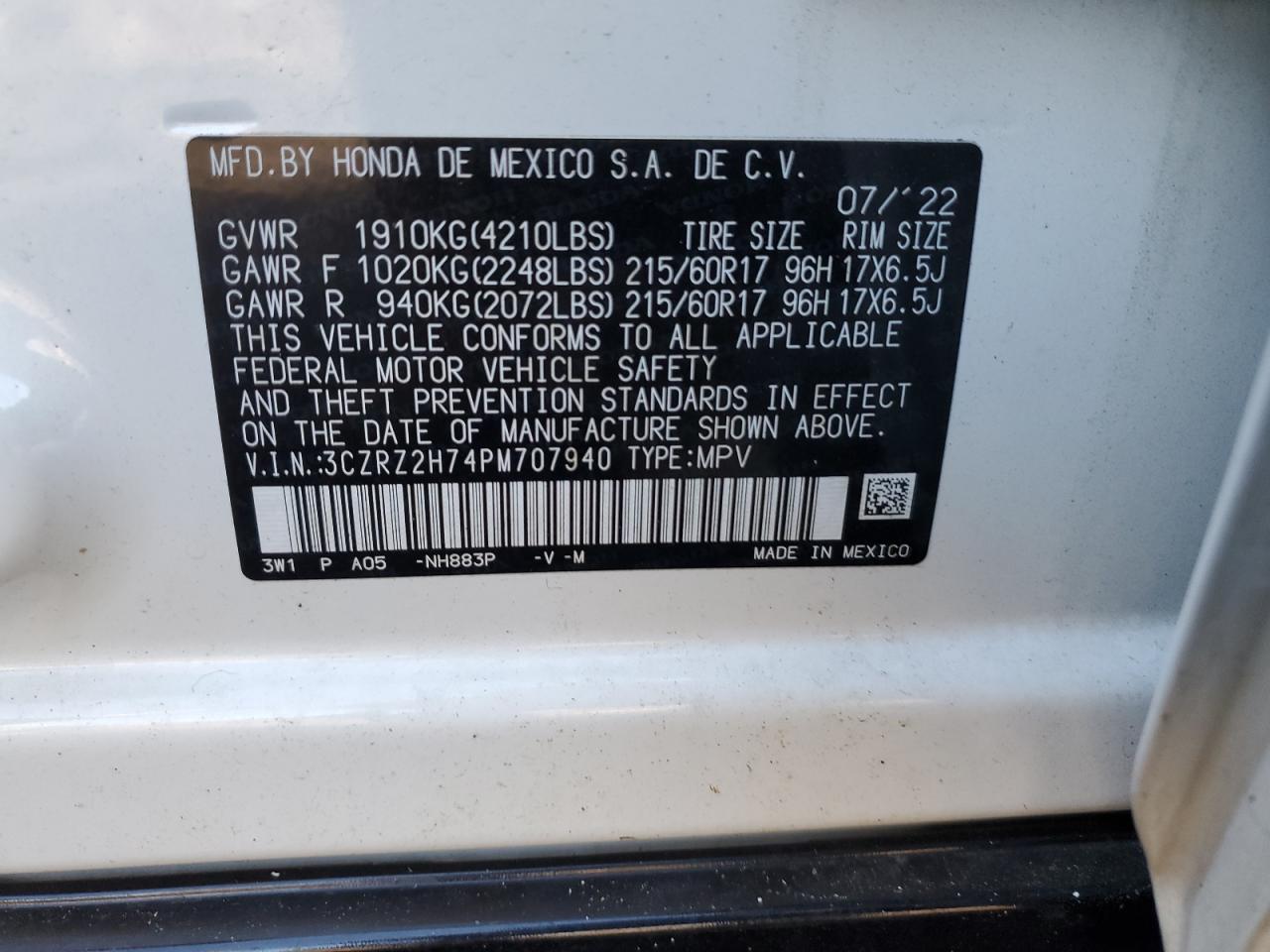 2023 Honda HR-V - Image 13