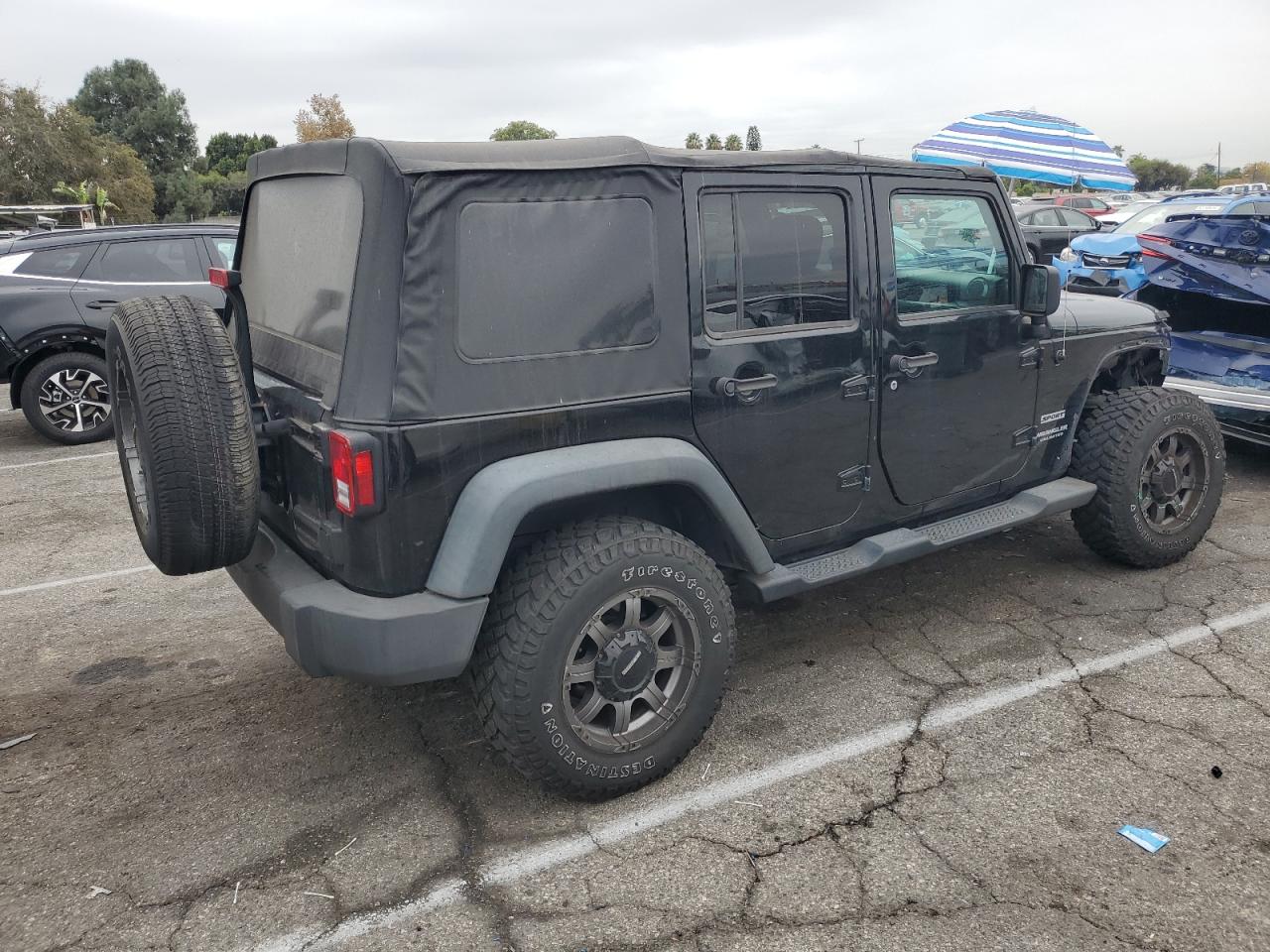 VIN 1C4BJWDG9EL201417 2014 JEEP WRANGLER no.3