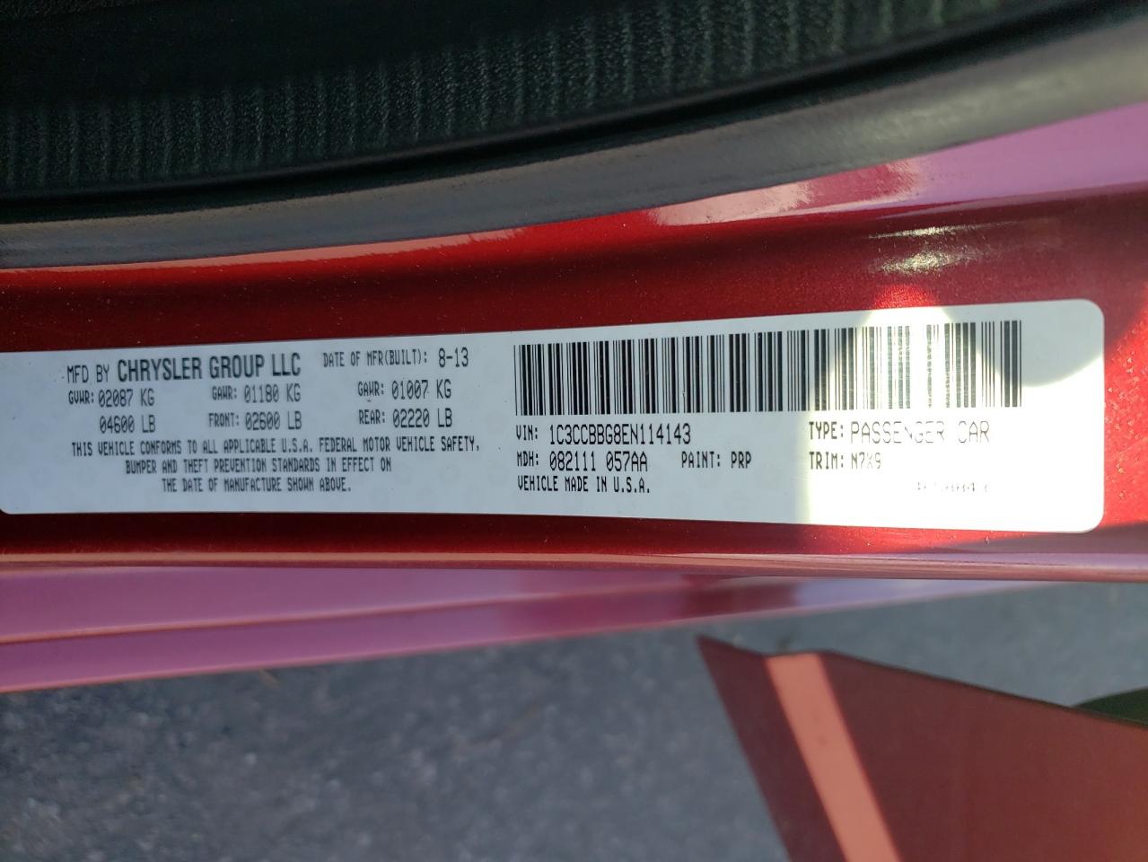 2014 Chrysler 200 - Image 13