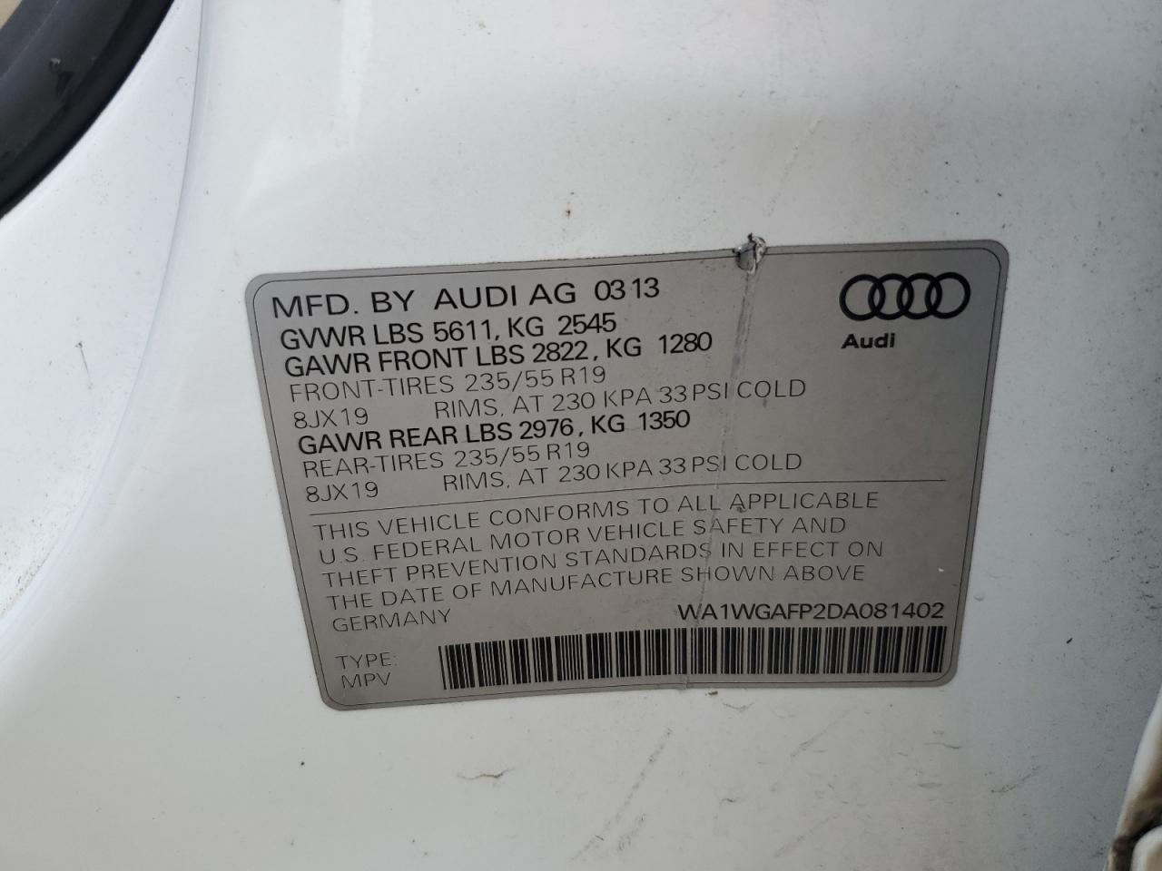 2013 Audi Q5 - Image 15