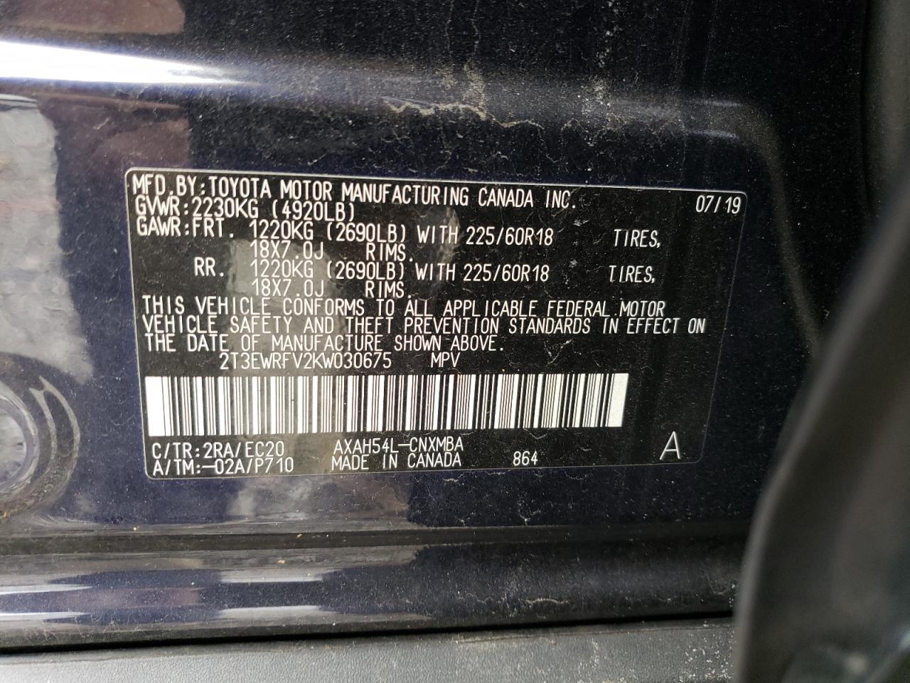2019 Toyota RAV 4 - Image 13