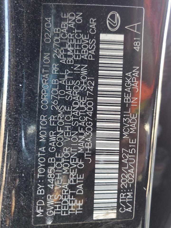 2004 Lexus ES - Image 13