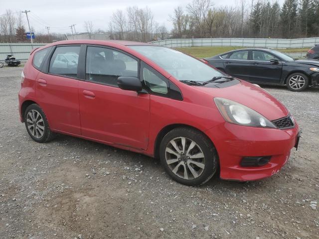  HONDA FIT 2012 Червоний