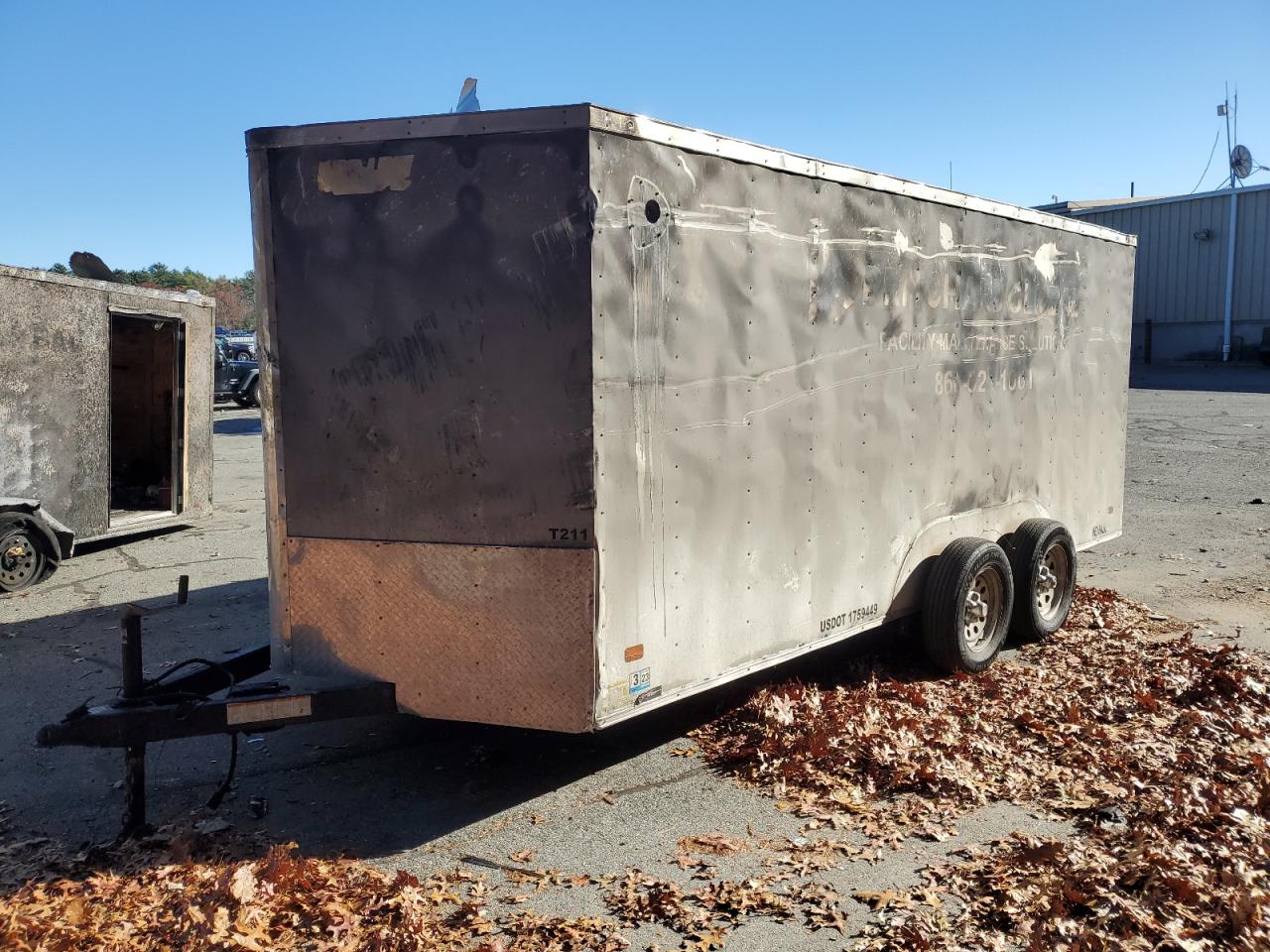 2022 Nexhaul Enclosed Cargo Trailer na sprzedaż w Exeter, RI - Burn