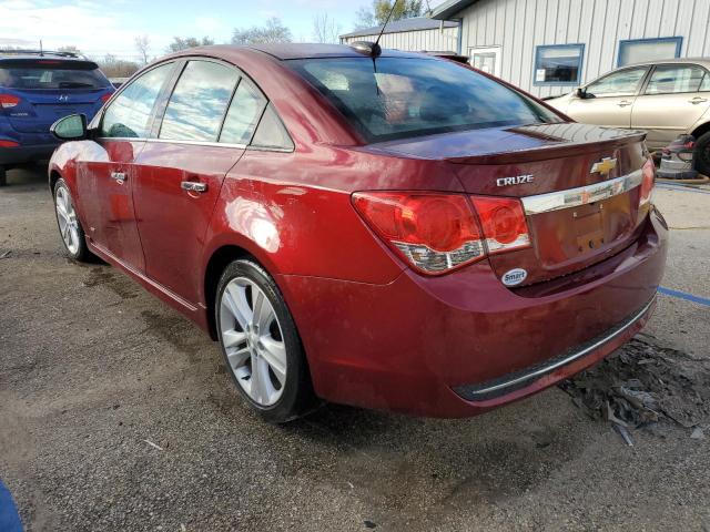  CHEVROLET CRUZE 2015 Бордовый