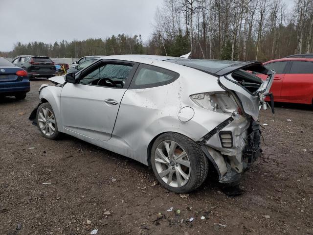 Coupet HYUNDAI VELOSTER 2017 Srebrny