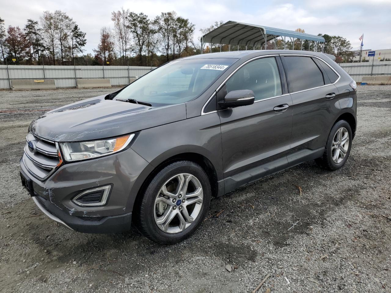 2017 Ford Edge Titanium VIN: 2FMPK3K94HBB52973 Lot: 78518344