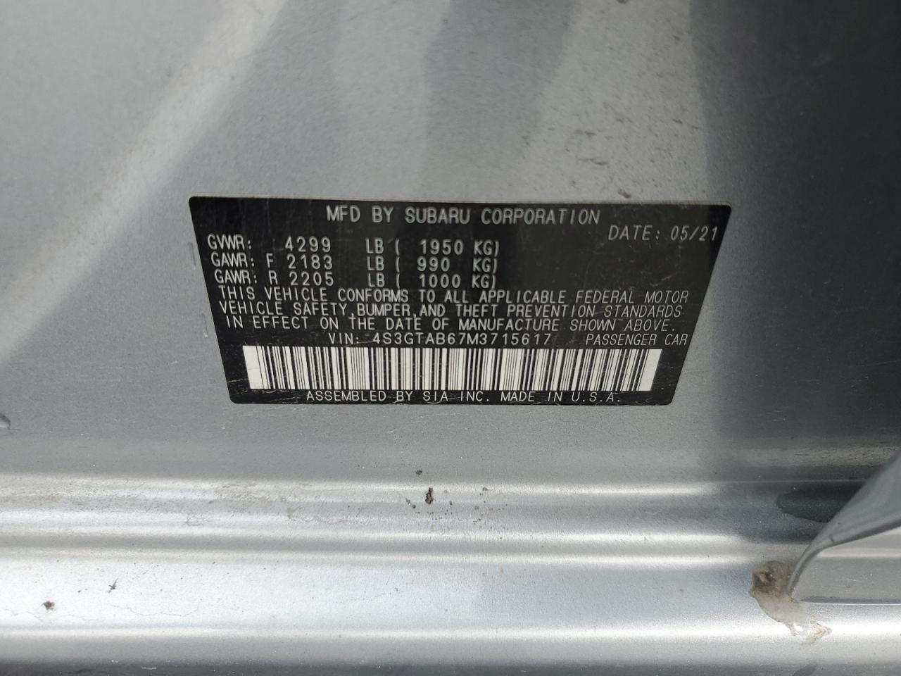 2021 Subaru Impreza - Image 15