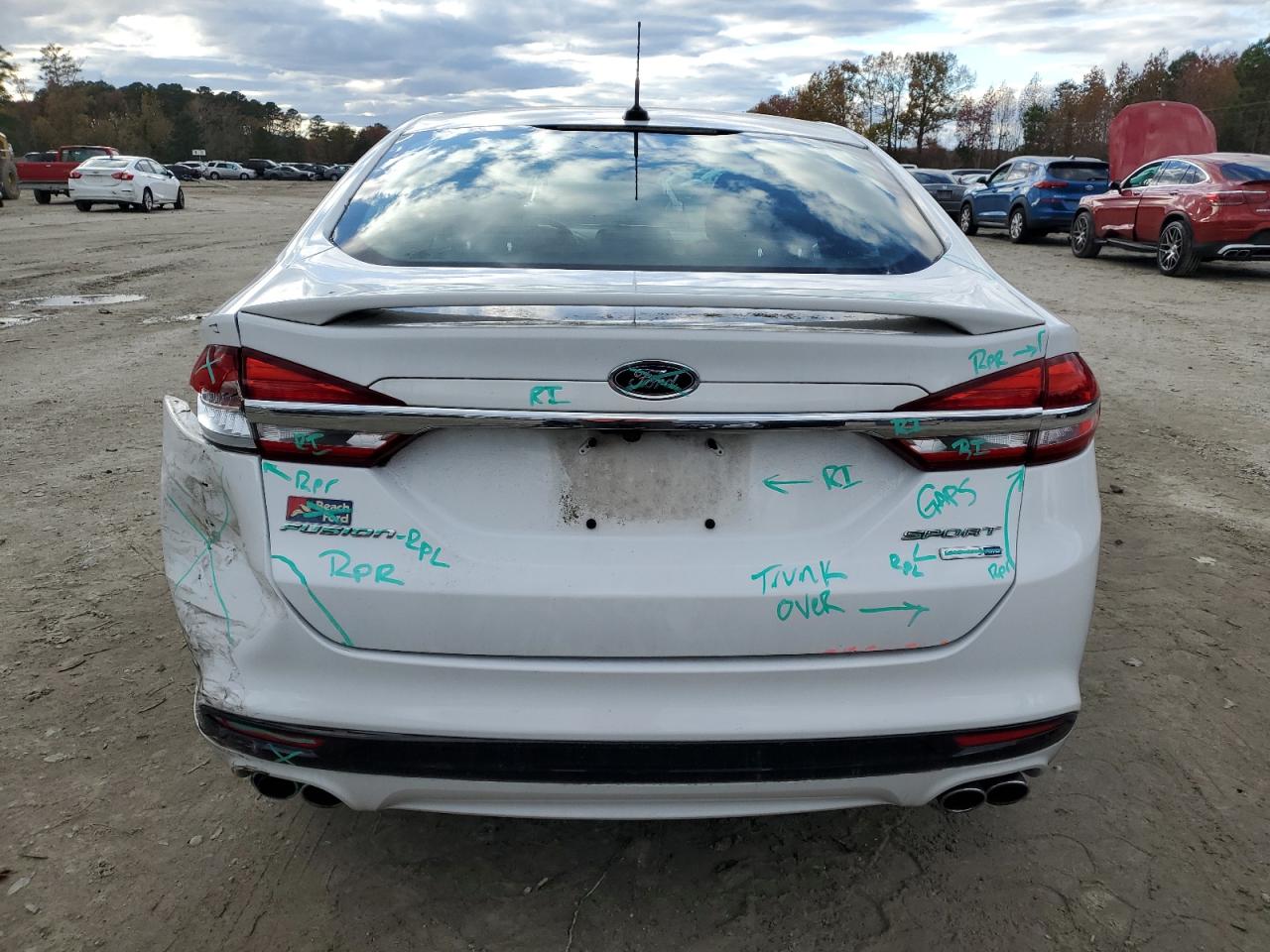 2017 Ford Fusion Sport VIN: 3FA6P0VP0HR270858 Lot: 80661224