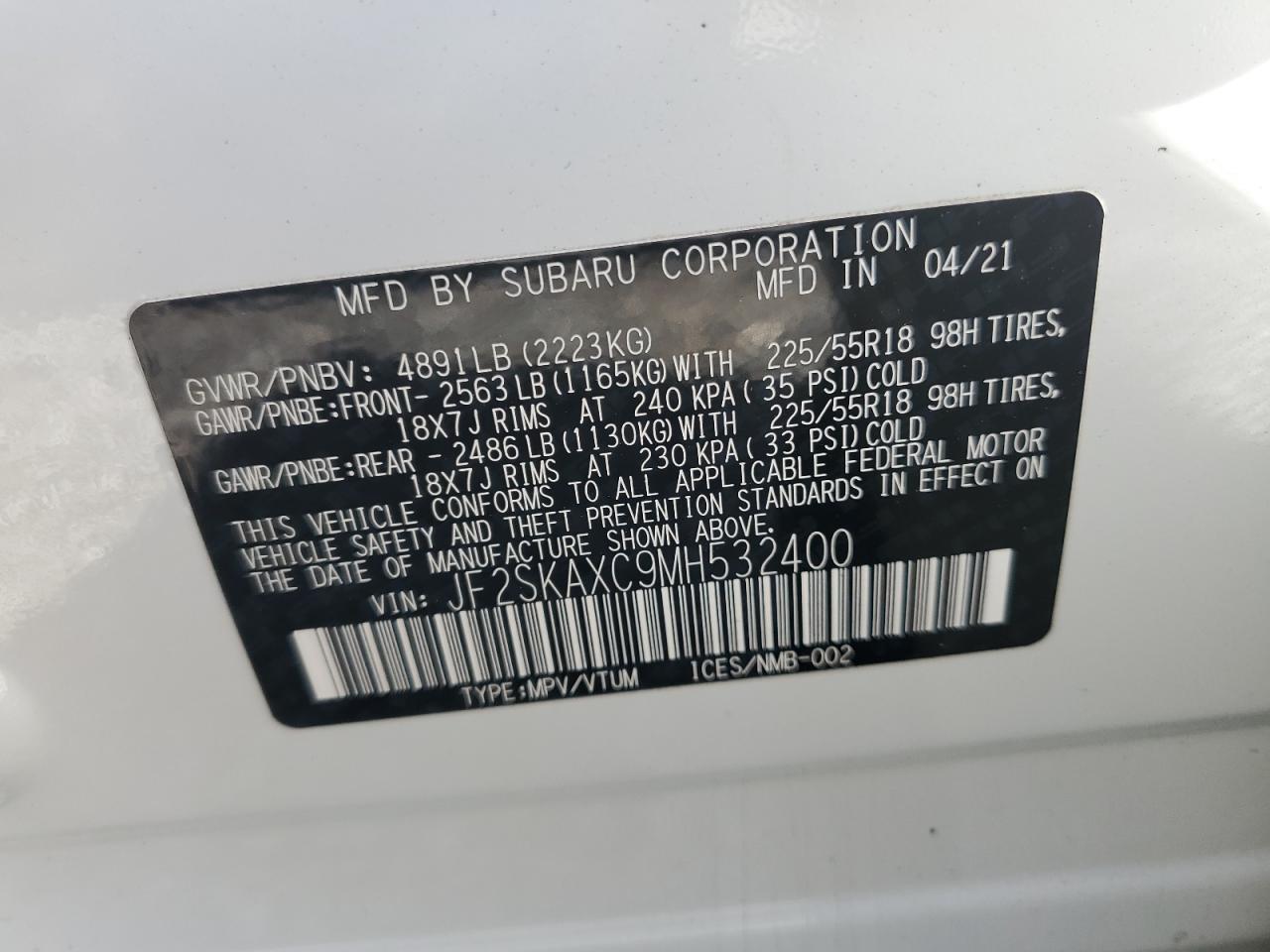 2021 Subaru Forester - Image 16
