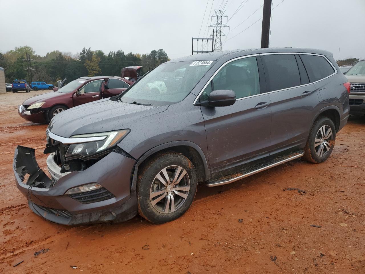 2016 Honda Pilot Ex VIN: 5FNYF6H42GB019902 Lot: 81501554