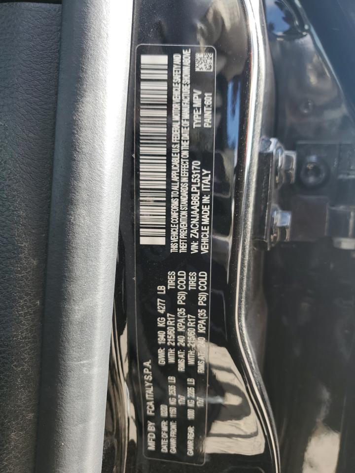 2020 Jeep Renegade Sport VIN: ZACNJAAB6LPL53170 Lot: 82053184