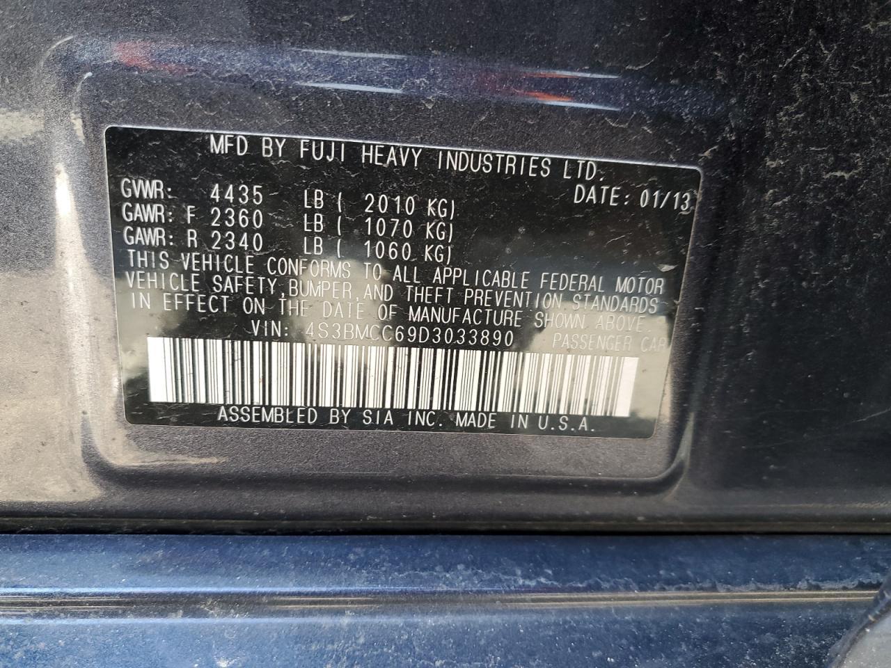 2013 Subaru Legacy - Image 12